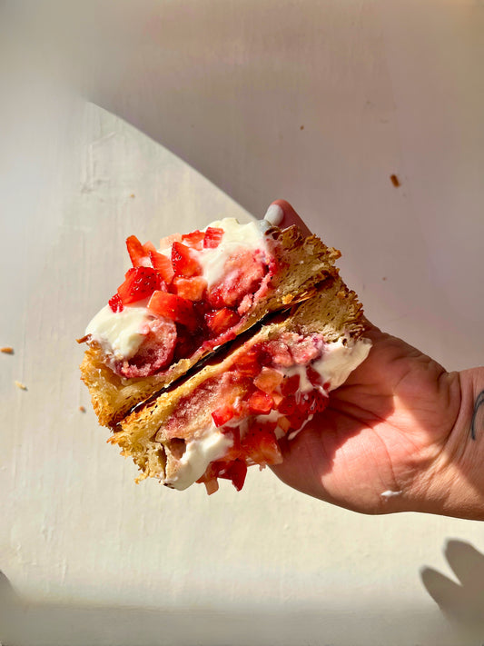 Strawberry & Elderflower Croissant