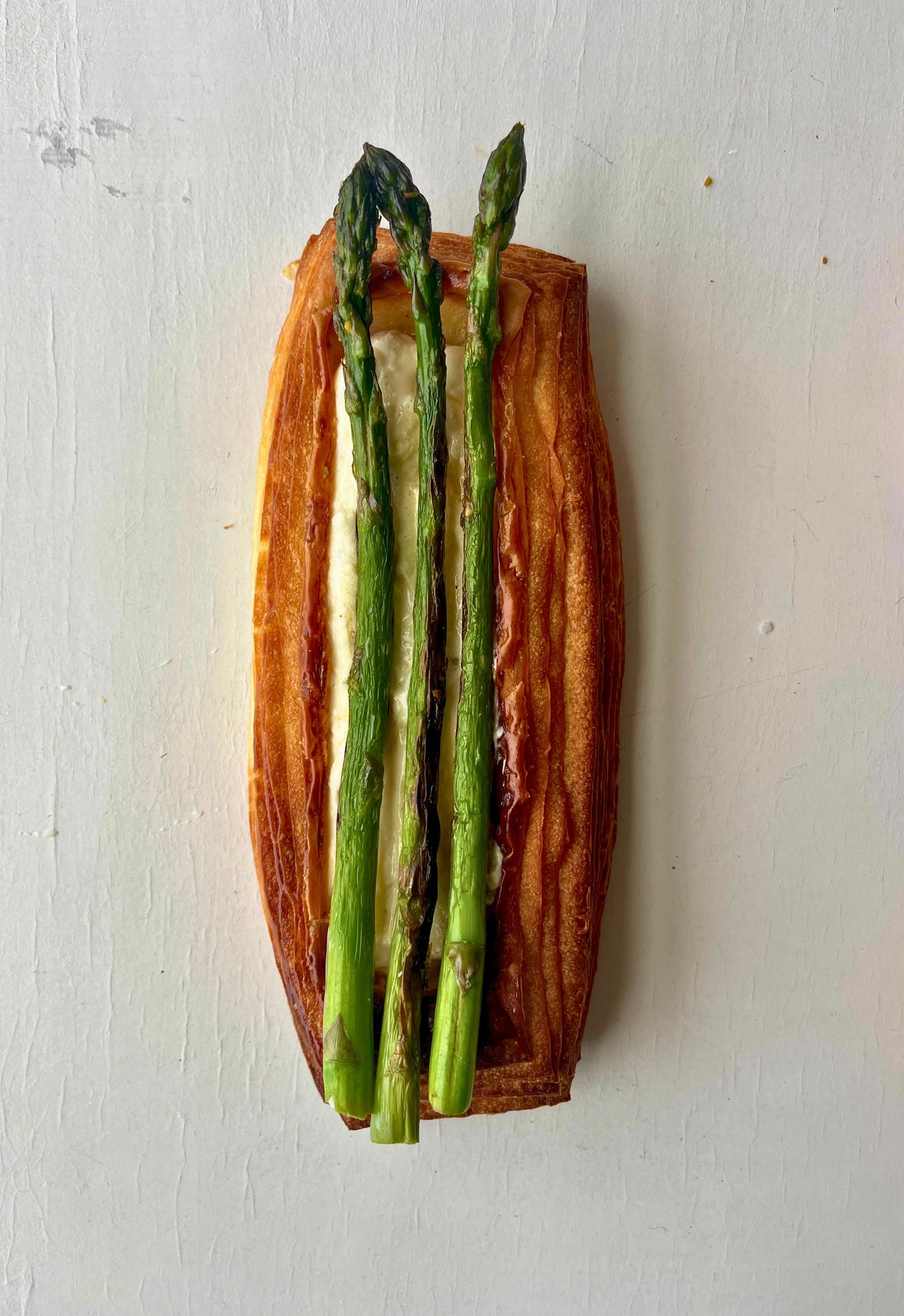 Whipped Feta & Asparagus Croissant