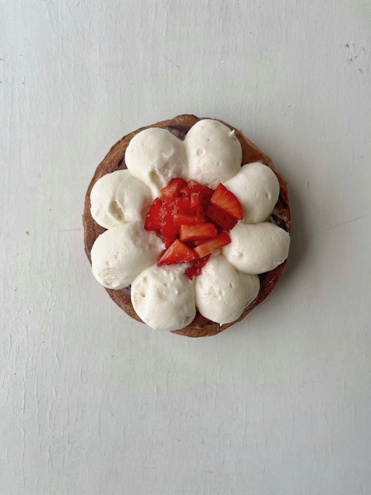 Strawberry & Elderflower Croissant