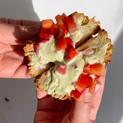 Matcha and Strawberry Croissant