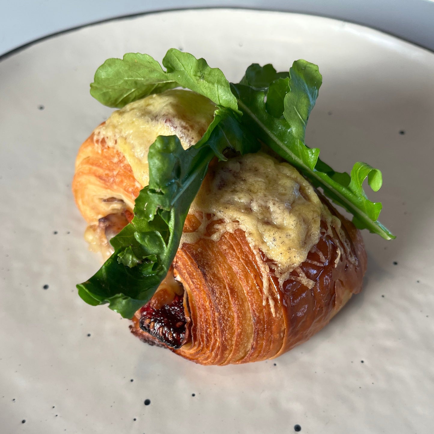Balsamic Fruit, Brie and Gruberg Croissant
